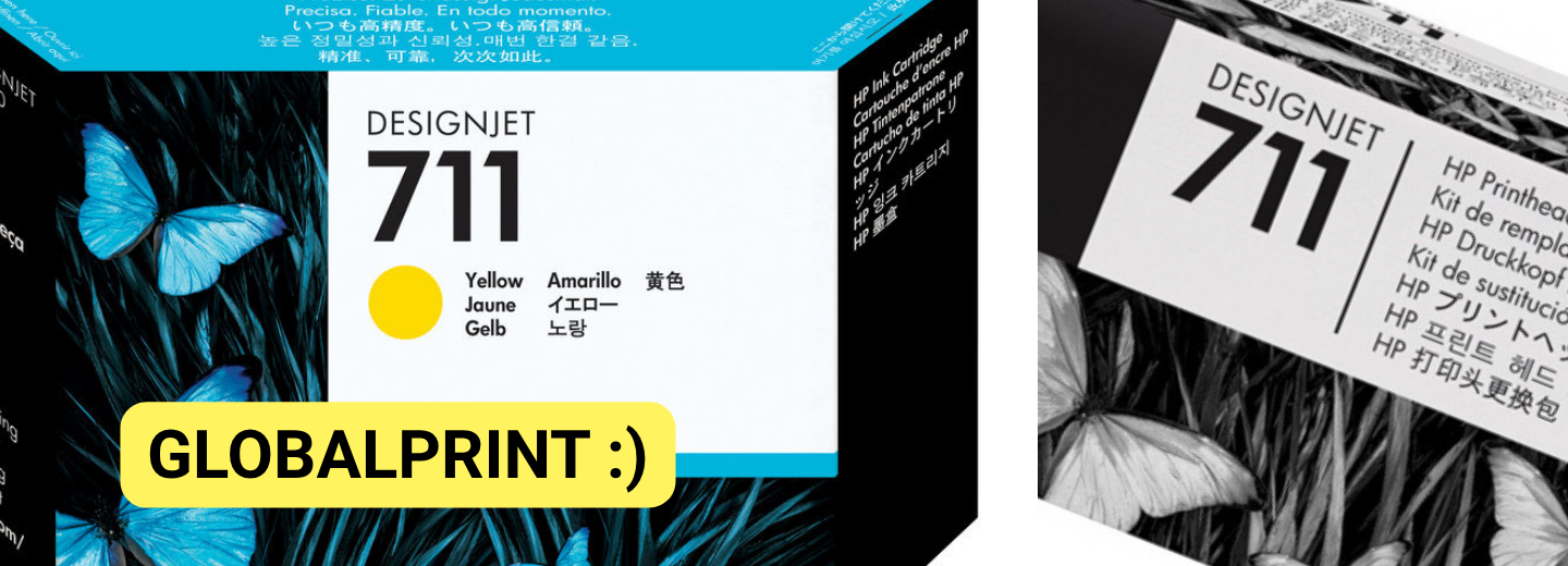Tintas originales HP DesignJet 711 CZ130A CZ131A CZ132A CZ133A